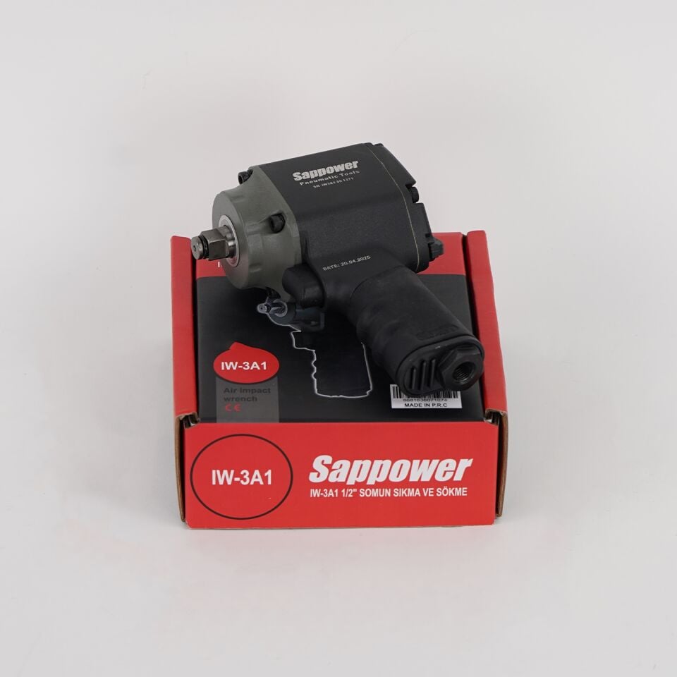 SAPPOWER IW-3A1 Somun Sıkma ve Sökme Tabancası
