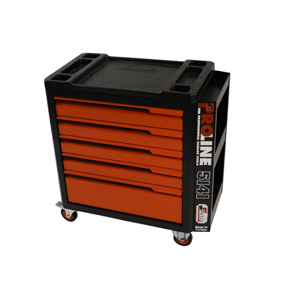 RETTA RTY 5141 Proline 221 Parça 5 Çekmeceli Dolu Takım Arabası