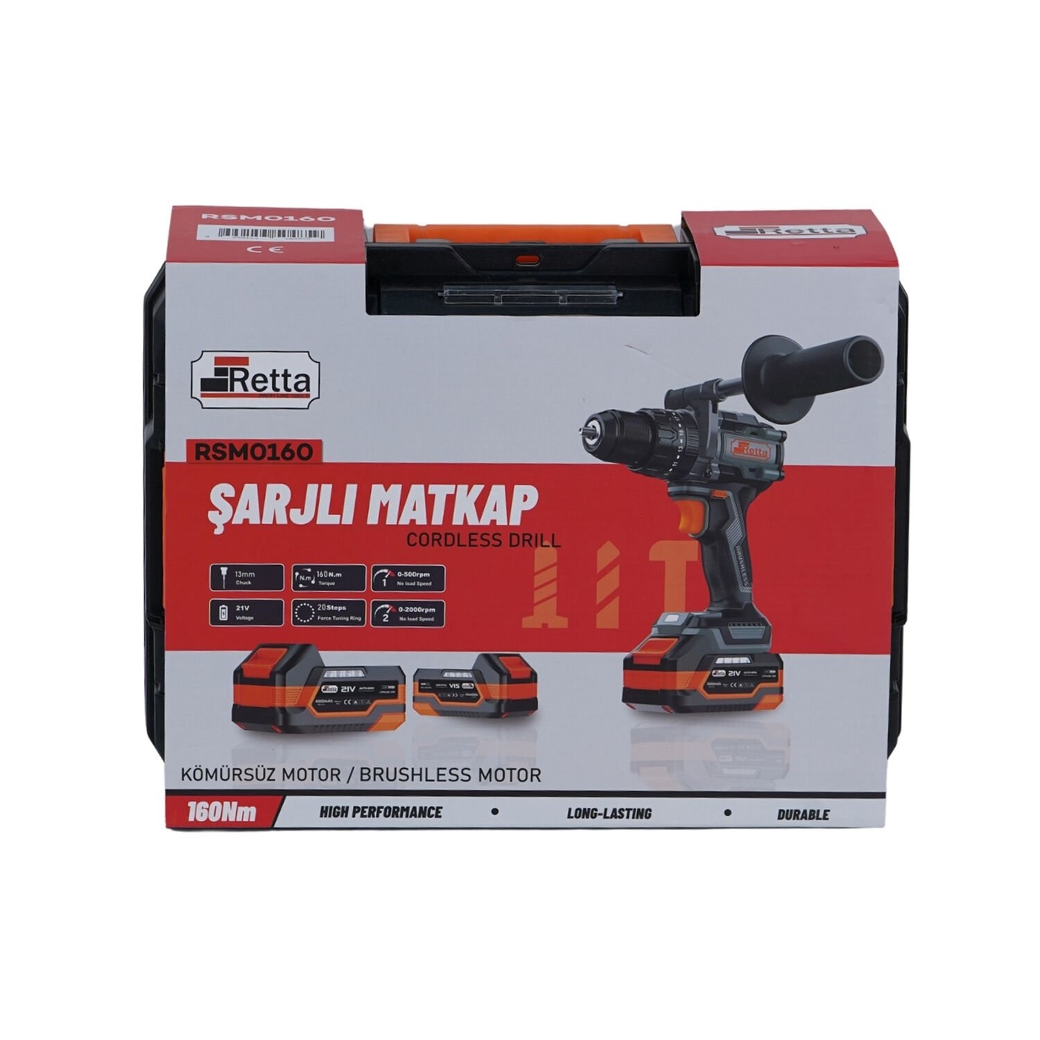 RETTA RSM0160 160 Nm Şarjlı Matkap