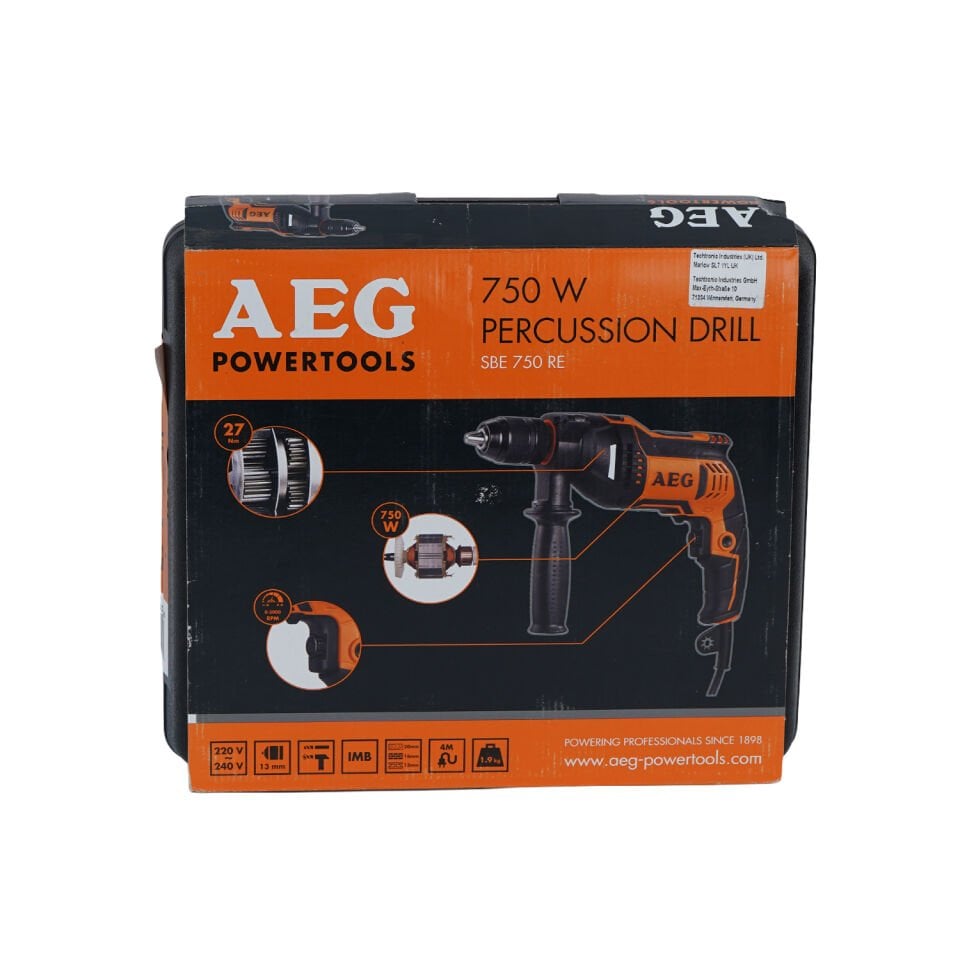AEG SBE750RE 750W Darbeli Matkap