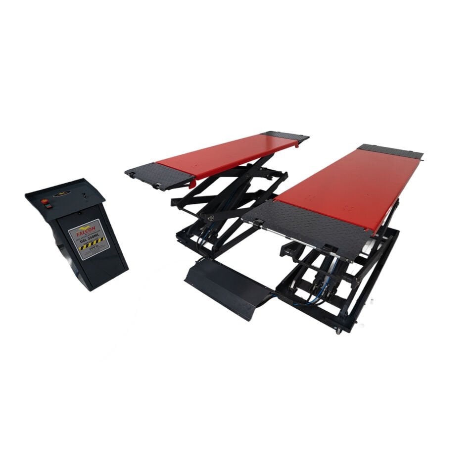 FALCON DSL350ML 3500 Kg 2 Metre Çift Makaslı Hidrolik Oto Lift 380V