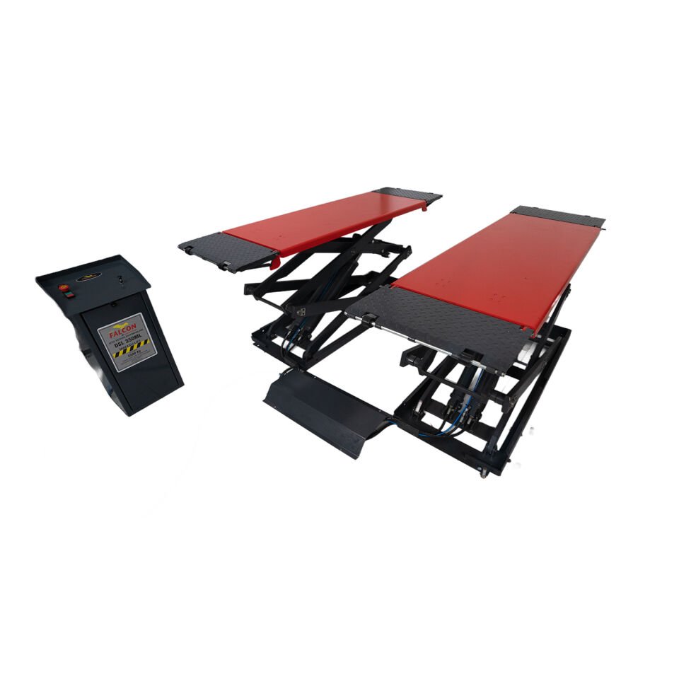 FALCON DSL350ML Pro 3500 Kg 2 Metre Çift Makaslı Hidrolik Lift 380V